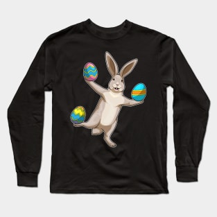 Bunny Easter Easter eggs Dance Long Sleeve T-Shirt